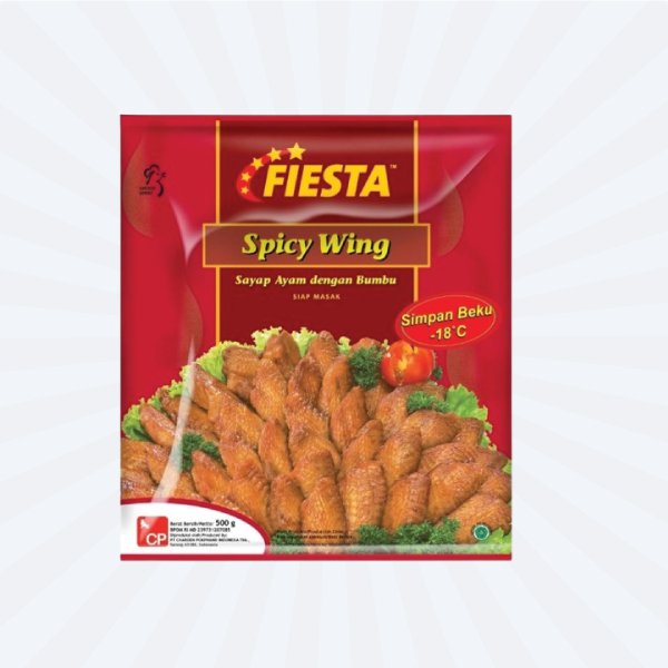 FIESTA SPICY WING <CHICKEN/AYAM> 500 GM (INDONESIA)